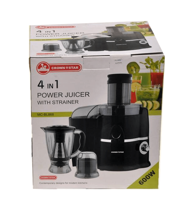 4-in-1 Power Juicer with strainer 4-in-1 Power Juicer with strainer