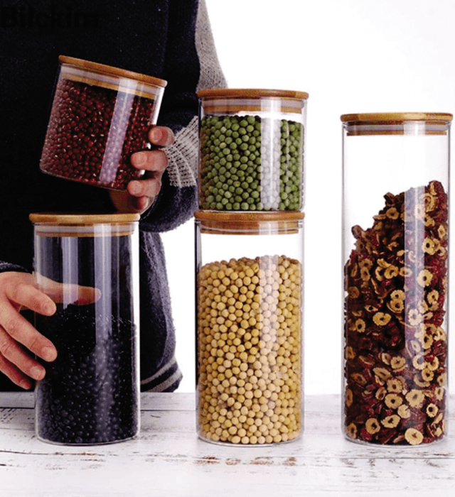 5-pieces glass spice rack 5-pieces glass spice rack