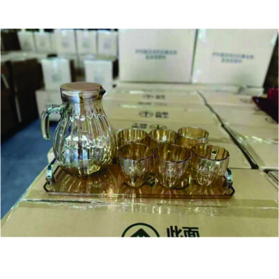 8 pieces drinking glass set