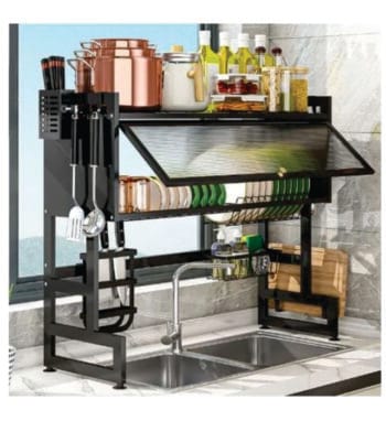 Over the sink kitchen rack
