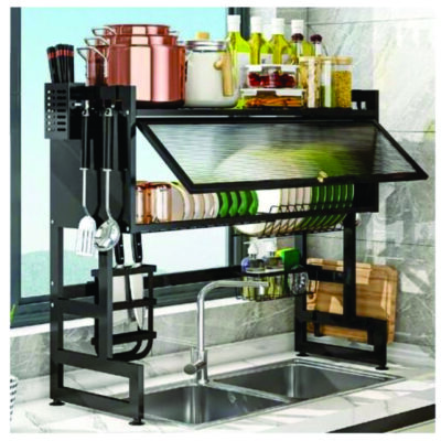 Over the sink kitchen rack