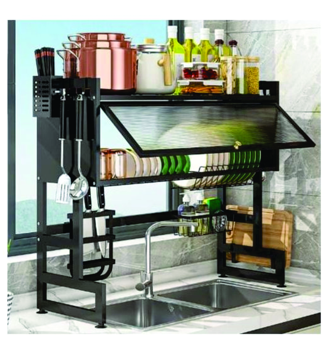 Over the sink kitchen rack