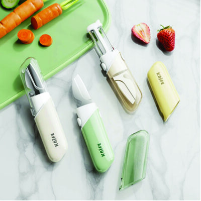 Two-way knife and peeler