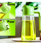 Two way oil spray bottle