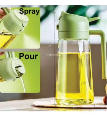 Two way oil spray bottle