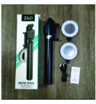2 in 1 selfie stick tripod with remote & ring light