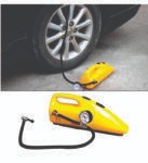 2IN1 TYRE INFLATOR (Auto Pearl 2In1 Tire Inflator Dc 12V 250Psi Air Compressor Vacuum Cleaner)