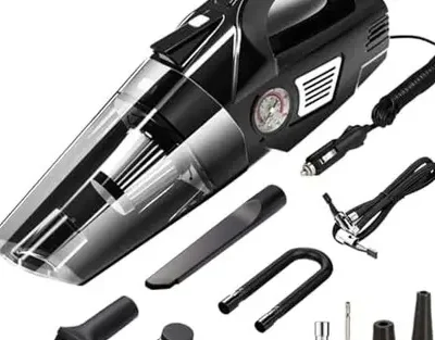2IN1 TYRE INFLATOR (Auto Pearl 2In1 Tire Inflator Dc 12V 250Psi Air Compressor Vacuum Cleaner)