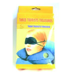 3 TOURIST TREASURES (3 in 1 Travel Three Tourists Treasures,3 in 1 Tourists Treasures Travel Pillow with Eyemask ,Ear Plugs.)