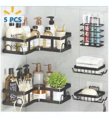 5 pieces bathroom corner shelf