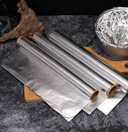 ALUMINIUM WRAP (High Quality Food Packaging Silver Aluminium Foil Paper Roll Household Aluminum Foil for Food Preservation)