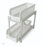 BASKET DRAWER (Portable 2 Tier Basket Drawers For Kitchen, Office)