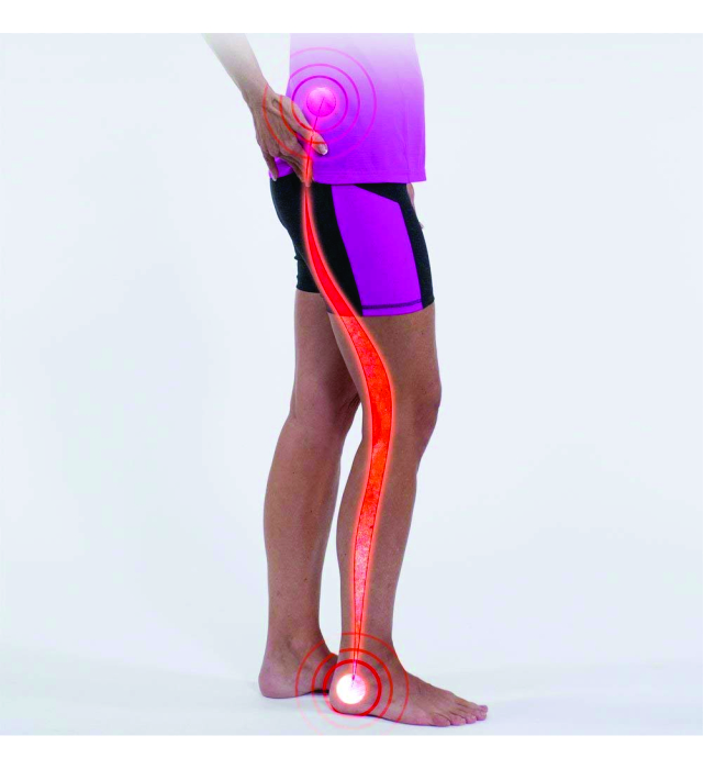 BE ACTIVE (Beactive Acupressure Braces For relieve lower back pain and sciatica pressure With Magnetic Therapy Leggings Pressure Point Both Right Left Leg Belt and light Injuries or Unisex) 4