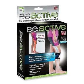 BE ACTIVE (Beactive Acupressure Braces For relieve lower back pain and sciatica pressure With Magnetic Therapy Leggings Pressure Point Both Right Left Leg Belt and light Injuries or Unisex)