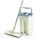 BIG SCRATCH MOP (Squeeze Floor Mop with Bucket Set, Hands-Free Foldable Flat Mop, 180 Degree Rotated Head Mop with Stainless Steel Rod, Reusable Mop Pads)