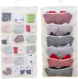 BRA AND PANTIES ORGANIZER (Closet Hanger Organizers,Closet Organizer, Hanging Storage, Oxford Cloth Closet Space Saver)