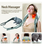 Big neck massager (Neck and Back Massager With Heat Electric Shoulder Massagers, Deep 5D Kneading Simulated Manual Massage)
