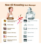 Big neck massager (Neck and Back Massager With Heat Electric Shoulder Massagers, Deep 5D Kneading Simulated Manual Massage)