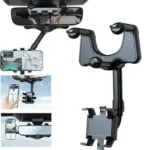 Car phone holder (360 Degree Car Phone Holder, Multifunctional 360 Rotatable Car Rearview Mirror Phone Holder)