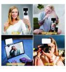 DOLLARAMA CUBE LED LIGHT (LED Selfie Light Rechargeable 3 Color Temperature Clip)