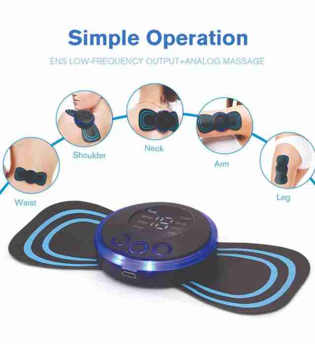 EMS MASSAGER (Mini Butterfly EMS Massager Machine for Pain Relief) 1