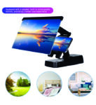 F19 Screen magnifier and detachable bracket (Mobile Phone 3D Magnifier Projector Screen with Bluetooth Speaker Foldable Phone Stand)