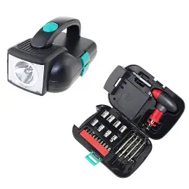 FLASH LIGHT WITH TOOL BOX