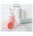 Fancy and portable toothbrush protection (Toothbrush And Toothpaste Holder and case)