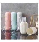 Fancy and portable toothbrush protection (Toothbrush And Toothpaste Holder and case)