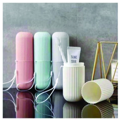 Fancy and portable toothbrush protection (Toothbrush And Toothpaste Holder and case)