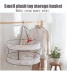 Foldable double layer drying basket