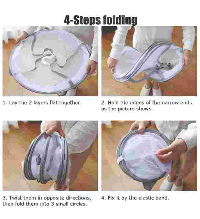 Foldable double layer drying basket 5