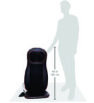 Full body massager (Neck and Back Massager with Heat, Full Back Kneading Shiatsu or Rolling Massage, Massage Chair pad with Height Adjustment, Back Massager for Neck and Shoulder)