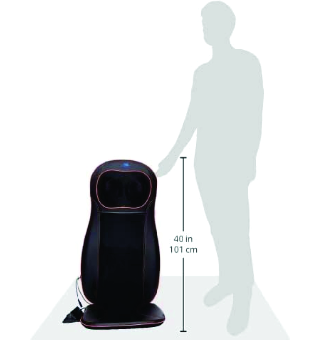 Full body massager (Neck & Back Massager with Heat, Full Back Kneading Shiatsu or Rolling Massage, Massage Chair pad with Height Adjustment, Back Massager for Neck and Shoulder) 9