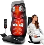Full body massager (Neck and Back Massager with Heat, Full Back Kneading Shiatsu or Rolling Massage, Massage Chair pad with Height Adjustment, Back Massager for Neck and Shoulder)