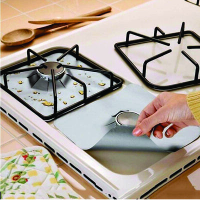 GAS RANGE (Gas Hob Protective Mats, Reusable Gas Hob Protection, Protective Covers, Gas Range Protectors)
