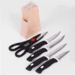 KNIFE SET WITH SCISSORS