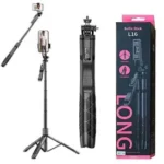 LONG SELFIE STICK WITH TRIPOD (L16 Portable Selfie Stick Tripod Stand)