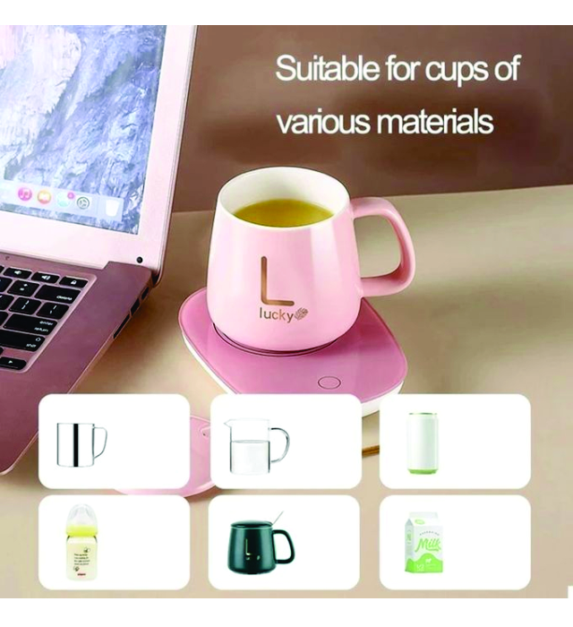 LUCKY MUG WITH HEATING PAD 1