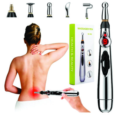 MASSAGER PEN (5 in 1 Electronic Acupuncture Pen, Meridian Energy Pulse Massage Pen,Multi-Function Massage Pen Tools)