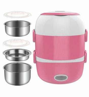 MULTIFUNCTION FOOD FLASK ( 3 Layer Electric Lunch Box)