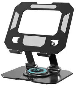 Metal tablet holder (Heavy-Duty Metal Tablet Stand Holder with 360 Degree Rotating Base)