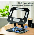 Metal tablet holder (Heavy-Duty Metal Tablet Stand Holder with 360 Degree Rotating Base)