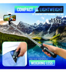 Mini selfie stick (40 Inches Extendable Selfie Stick Tripod with Detachable Bluetooth Shutter Remote)