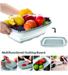 Multipurpose collapsible cutting board