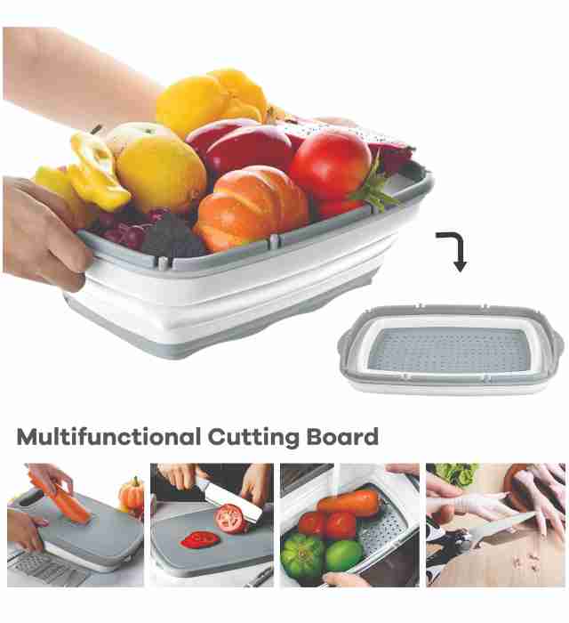 Multipurpose collapsible cutting board