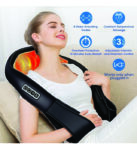 Big neck massager (Neck and Back Massager With Heat Electric Shoulder Massagers, Deep 5D Kneading Simulated Manual Massage)