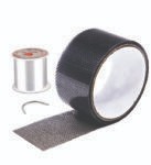 NET REPAIR (Window Screen Repair Tape, Black Screen Door Patch Kit Strong Adhesive Fiberglass Mesh Repair Seal)