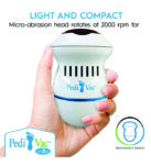 PEDI VAC (Rechargeable Electric Foot File PediVac, Callus Remover)