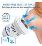 PEDI VAC (Rechargeable Electric Foot File PediVac, Callus Remover)